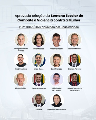 Aprovada criação da Semana Escolar de Combate à Violência contra a Mulher