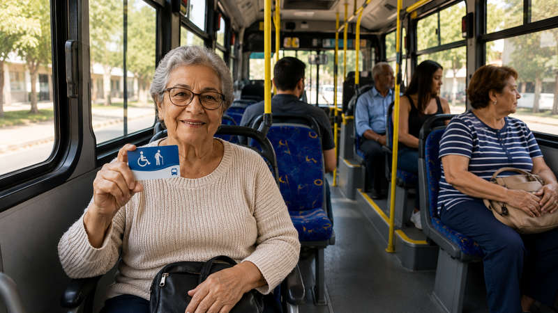 Aprovada, em 1ª votação, criação de cartão de gratuidade de ônibus para PCDs e idosos
