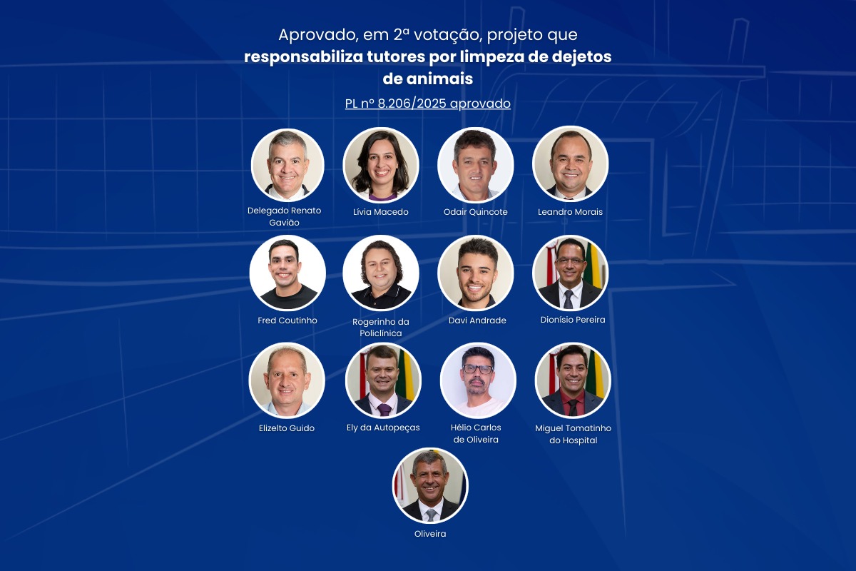 Aprovado, em 2ª votação, projeto que responsabiliza tutores por limpeza de dejetos de animais