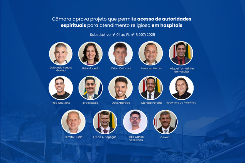 Aprovado projeto que permite acesso de autoridades espirituais para atendimento religioso em hospitais