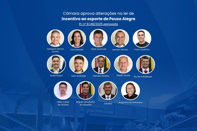 Câmara aprova alterações na lei de incentivo ao esporte de Pouso Alegre