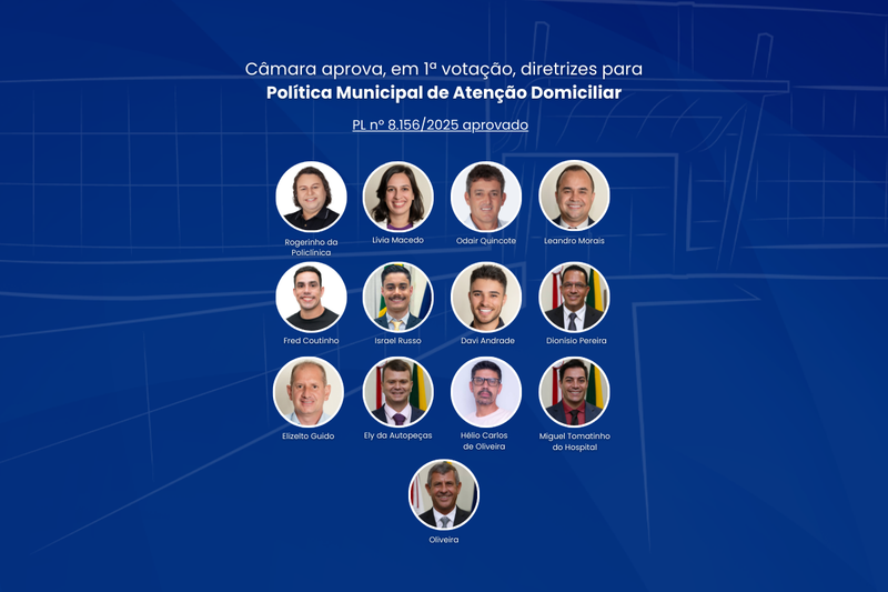 Câmara aprova, em 1ª votação, diretrizes para Política Municipal de Atenção Domiciliar