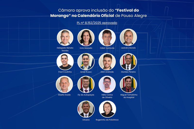 Câmara aprova inclusão do “Festival do Morango” no Calendário Oficial de Pouso Alegre