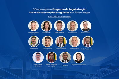 Câmara aprova Programa de Regularização Social de construções Irregulares em Pouso Alegre