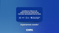 Câmara recebe prestação de contas na próxima segunda, 23 de fevereiro