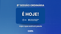 Conheça a pauta 8ª sessão ordinária da Câmara de Pouso Alegre