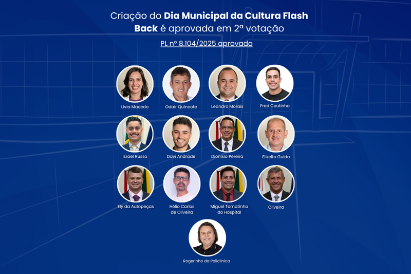 Criação do "Dia Municipal da Cultura Flash Back" é aprovada em 2ª votação