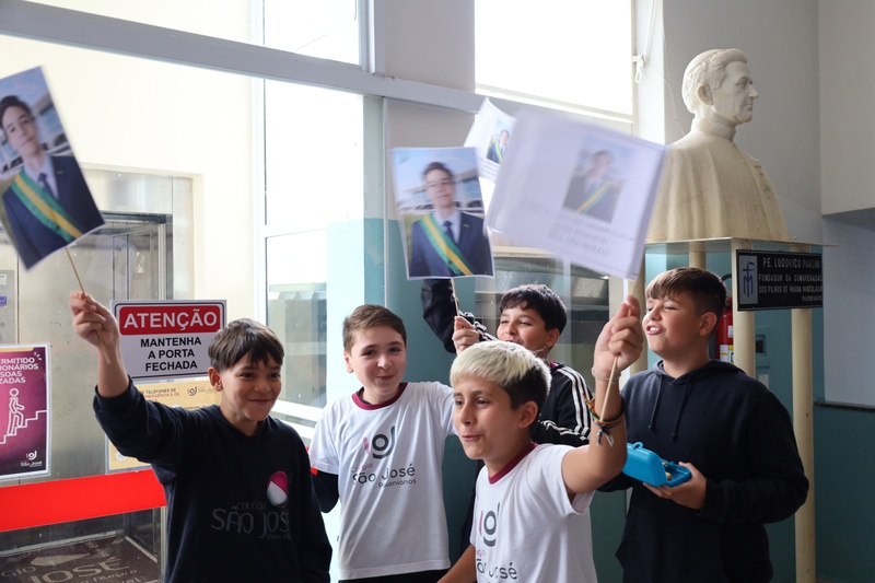 Estudantes do Colégio São José escolhem representantes para a Câmara Mirim e Jovem