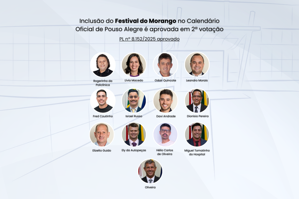 Inclusão do Festival do Morango no Calendário Oficial de Pouso Alegre é aprovada em 2ª votação