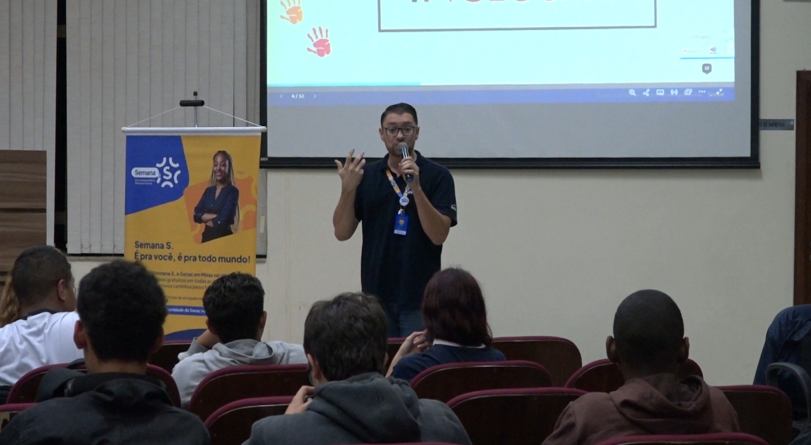 Parlamento Jovem recebe palestra sobre comunicação inclusiva