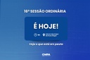 Pauta da 16ª sessão ordinária do ano é divulgada 