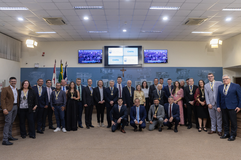 Pela primeira vez, Câmara entrega Insígnia Dr. Gabriel Meirelles de Miranda 