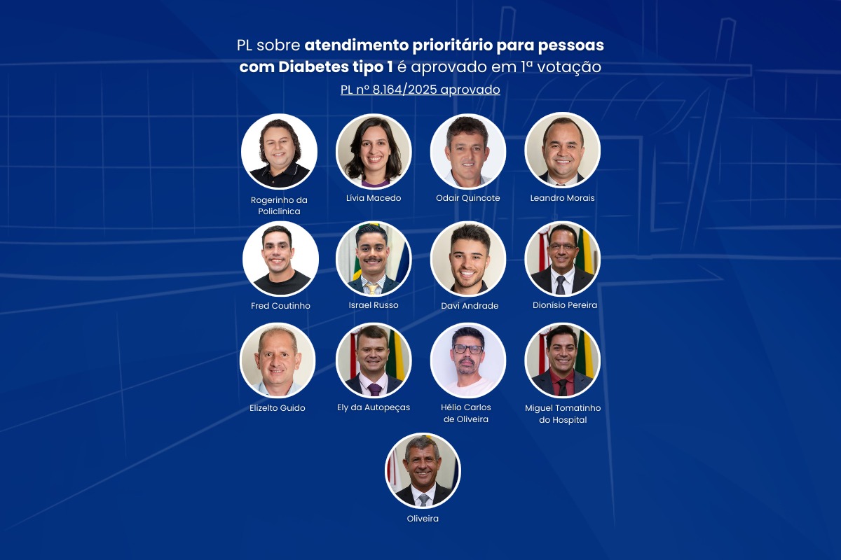 PL sobre atendimento prioritário para pessoas com Diabetes tipo 1 é aprovado em 1ª votação