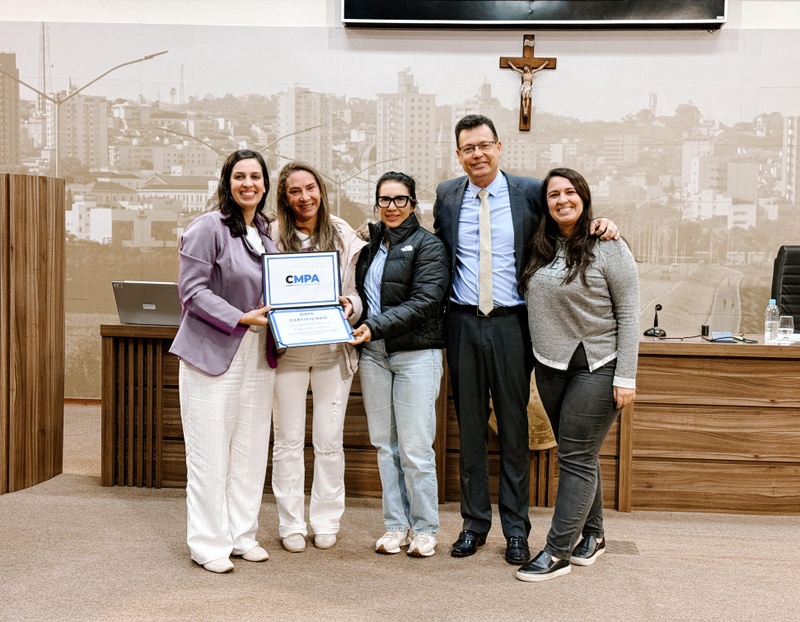 Projeto Amor Infinito é homenageado pela Câmara 