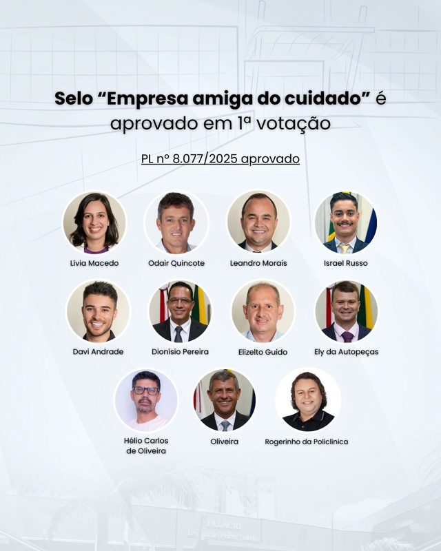 Selo “Empresa amiga do cuidado” é aprovado em 1ª votação 